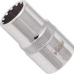 Vigor 1/2in Drive 13mm Socket with Multi-Purpose Profile V1991