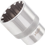 Vigor 1/2in Drive 24mm Socket with Multi-Purpose Profile V2001