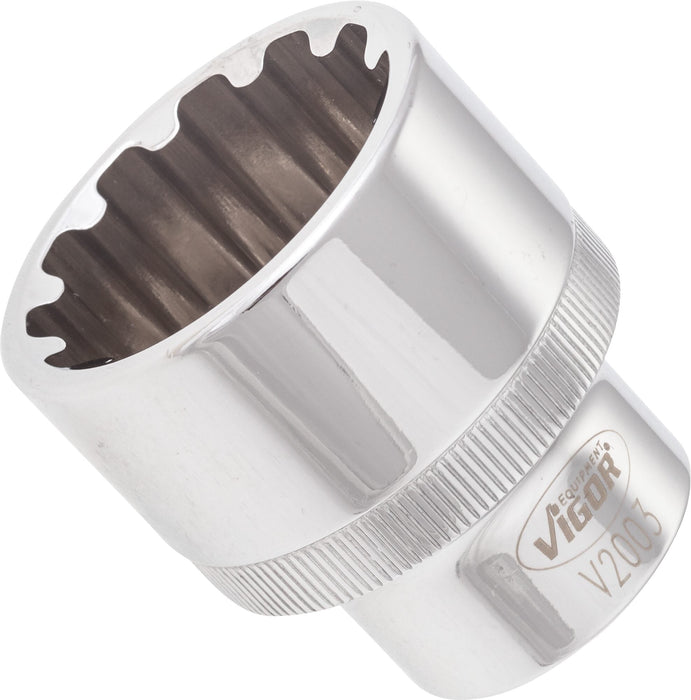 Vigor 1/2in Drive 30mm Socket with Multi-Purpose Profile V2003