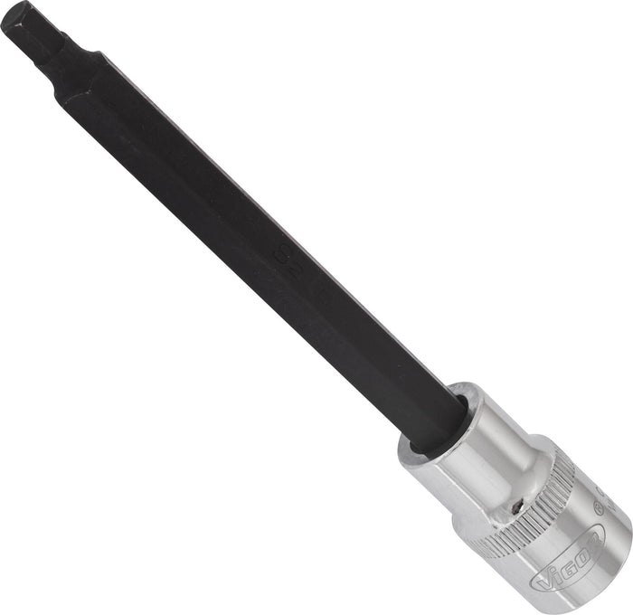 Vigor 1/2in Drive Hex Socket Bit V2081 6mm