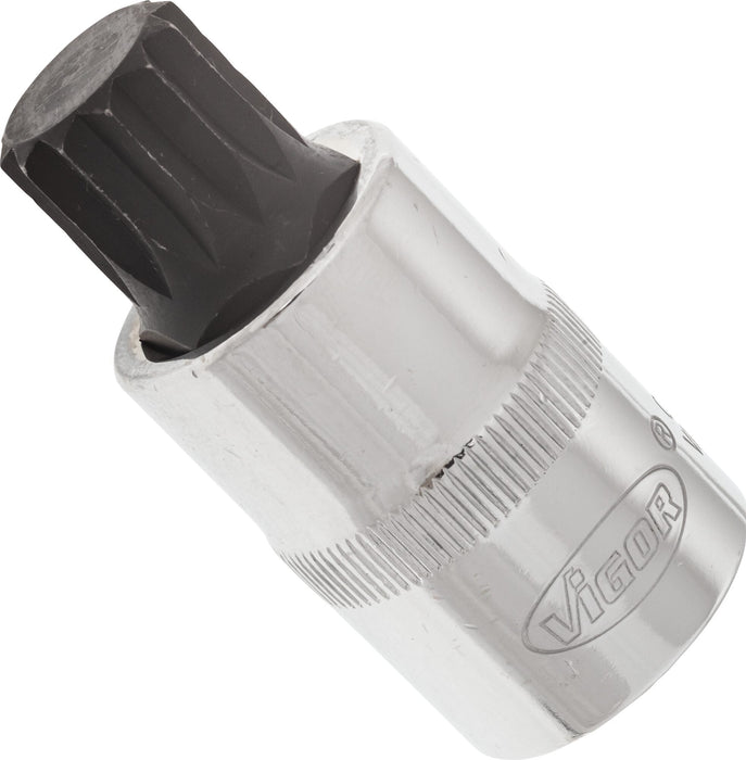 Vigor 1/2in Drive XZN Socket Bit V2100 M16