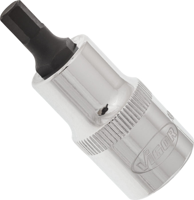 Vigor 1/2in Drive Hex Socket Bit V2102 6mm