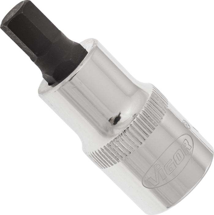 Vigor 1/2in Drive Hex Socket Bit V2104 8mm