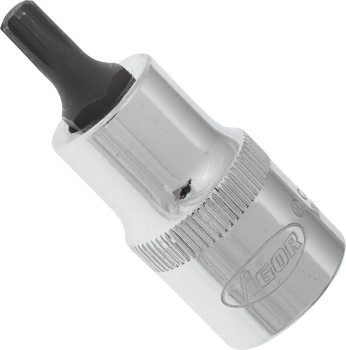 Vigor 1/2in Drive Ribe Socket Bit V2203 M6