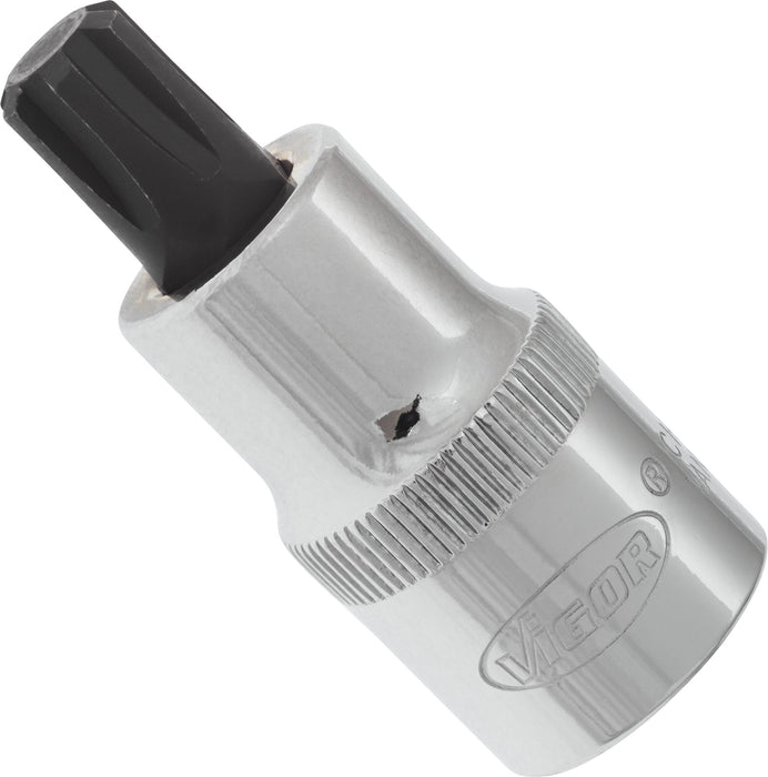 Vigor 1/2in Drive Ribe Socket Bit V2207 M10