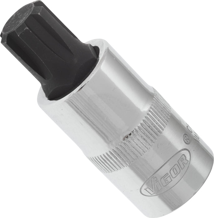 Vigor 1/2in Drive Ribe Socket Bit V2209 M13