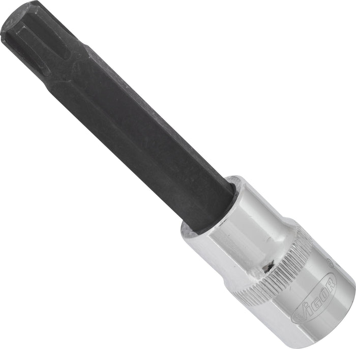 Vigor 1/2in Drive Ribe Socket Bit V2217 M12
