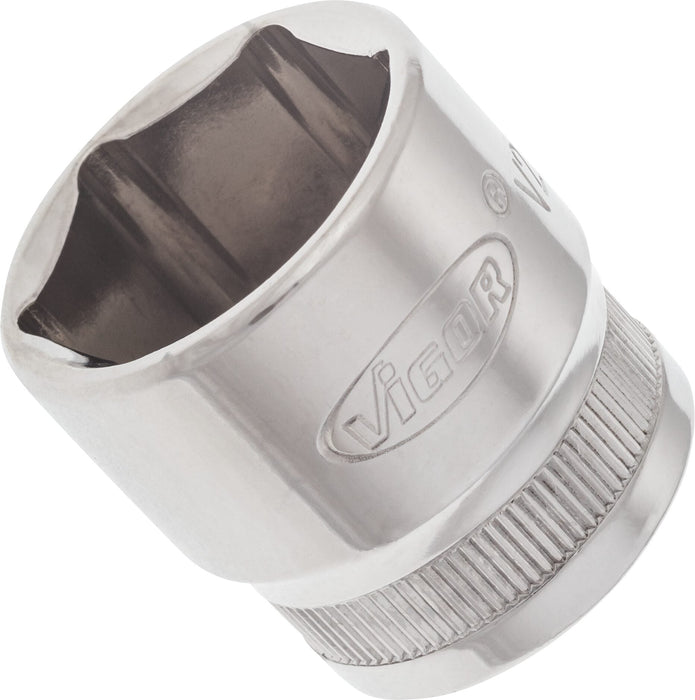 Vigor 3/8in Drive 6 Point Socket V2263N 21mm