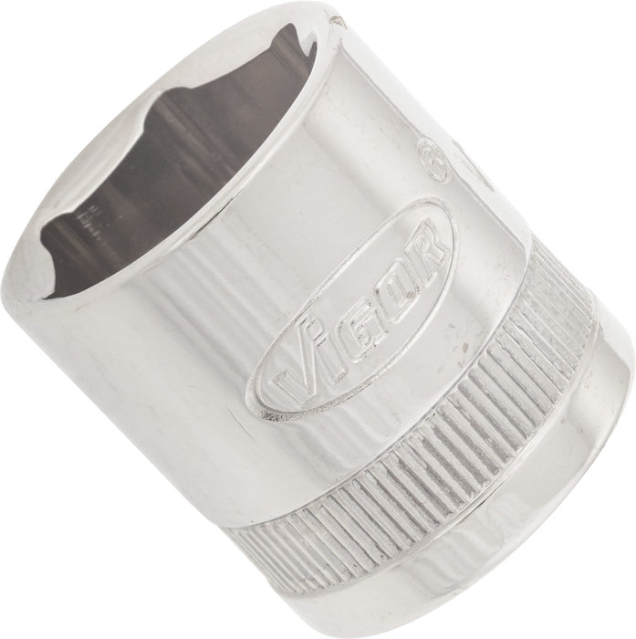 Vigor 3/8in Drive 6 Point Socket V2267N 17mm