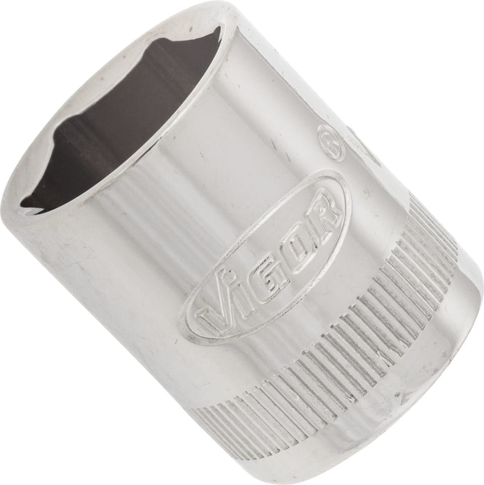Vigor 3/8in Drive 6 Point Socket V2269N 15mm