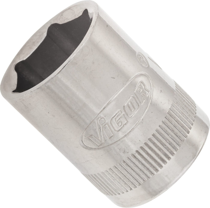 Vigor 3/8in Drive 6 Point Socket V2270N 14mm