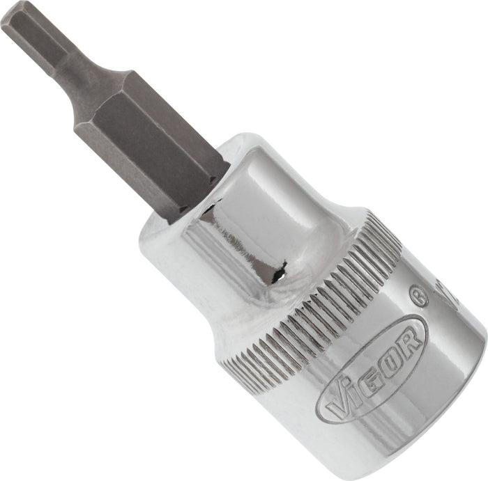 Vigor 3/8in Drive Hex Socket Bit V2285N 3mm