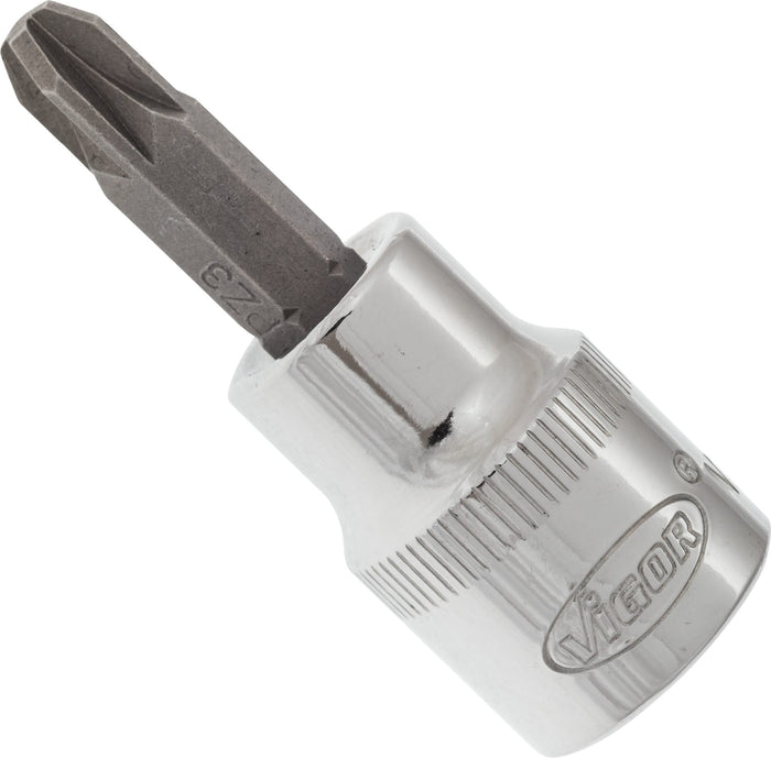Vigor 3/8in Drive Pozi Socket Bit V2289N PZ3