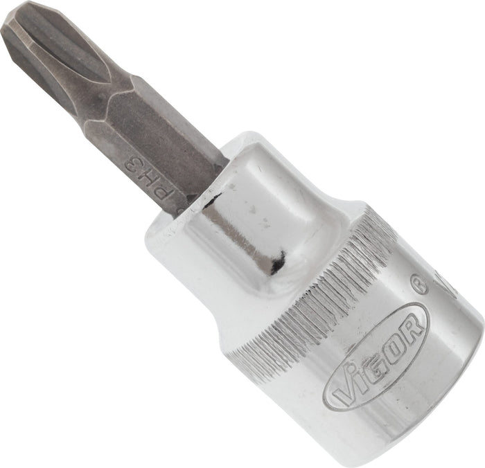 Vigor 3/8in Drive Pozi Socket Bit V2291N PZ1