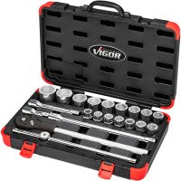 Vigor 21 Pce 3/4in Drive Socket Set V2318N