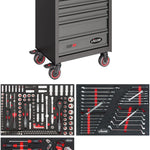 Vigor 164 Piece Tool Trolley Series M with Assortment V2379N