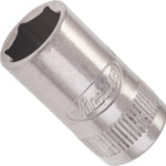 Vigor 1/4in Drive 6 Point Socket V2421N 9mm