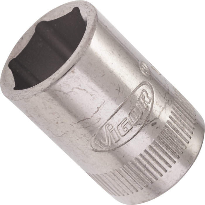 Vigor 1/4in Drive 6 Point Socket V2424N 12mm