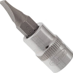 Vigor 1/4in Drive Slotted Socket Bit V2428N 1 x 5.5mm