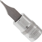 Vigor 1/4in Drive Slotted Socket Bit V2429N 1.2 x 7mm