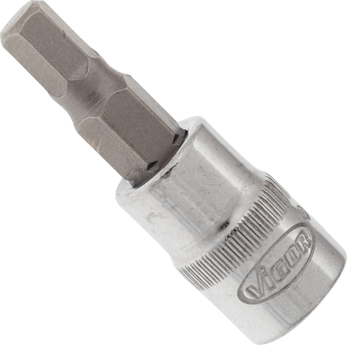 Vigor 1/4in Drive Hex Socket Bit V2432N 5mm