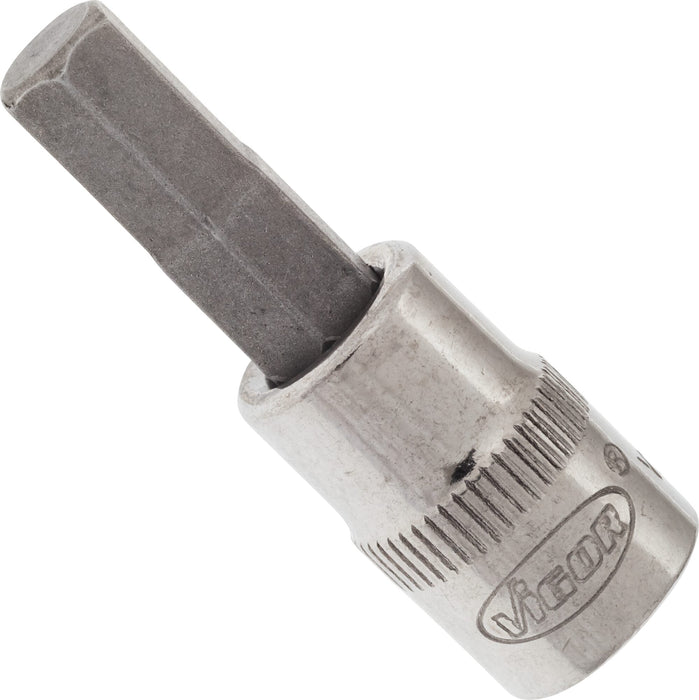 Vigor 1/4in Drive Hex Socket Bit V2433N 6mm