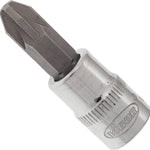 Vigor 1/4in Drive Pozi Socket Bit V2441N PZ3
