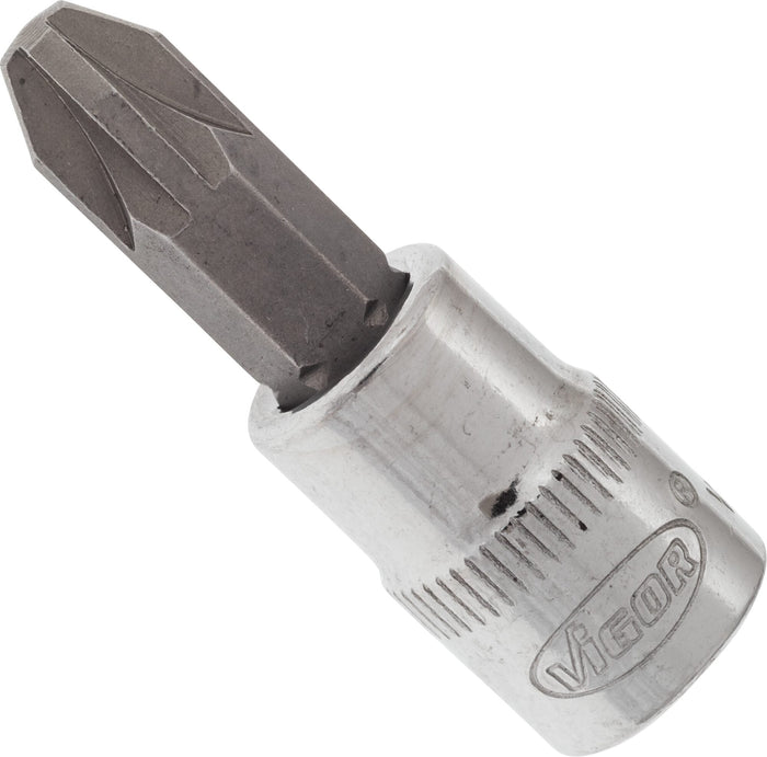 Vigor 1/4in Drive Pozi Socket Bit V2441N PZ3