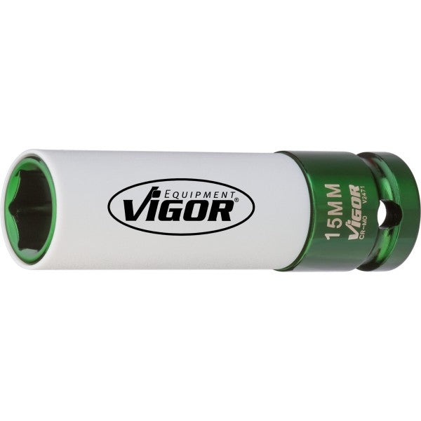 Vigor 1/2in Drive 15mm Impact Socket V2471