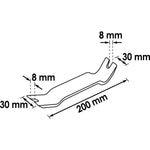 Vigor Release Lever and Clip Release Angled on Both Sides V2494 30mm