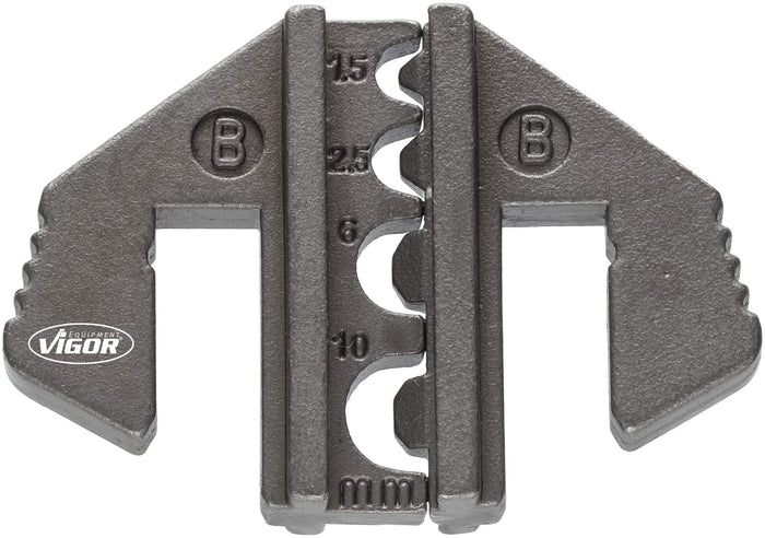Vigor Crimping Socket B: for Closed Non-Insualted Cable Lugs of 1.5 2.5 6.0 10mm 2 V2499-B