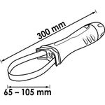 Vigor Oil Filter Strap Wrench V2511N 65-105mm