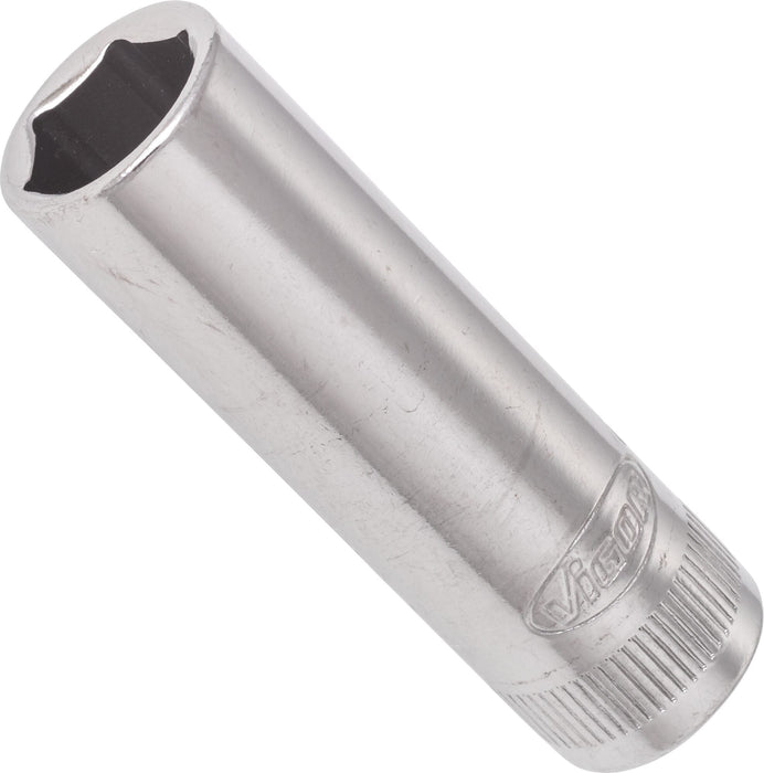 Vigor 1/4in Drive 6 Point Deep Socket V2539N 10mm