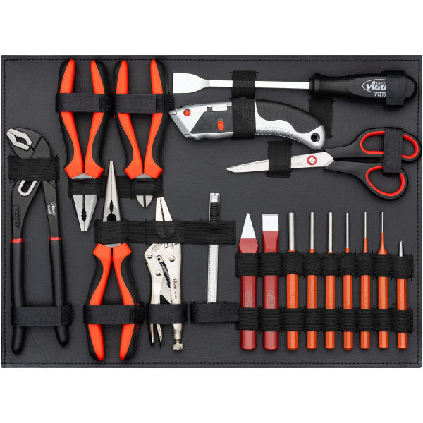 Vigor 143 Piece Tool Case Universal Tool Kit V2542