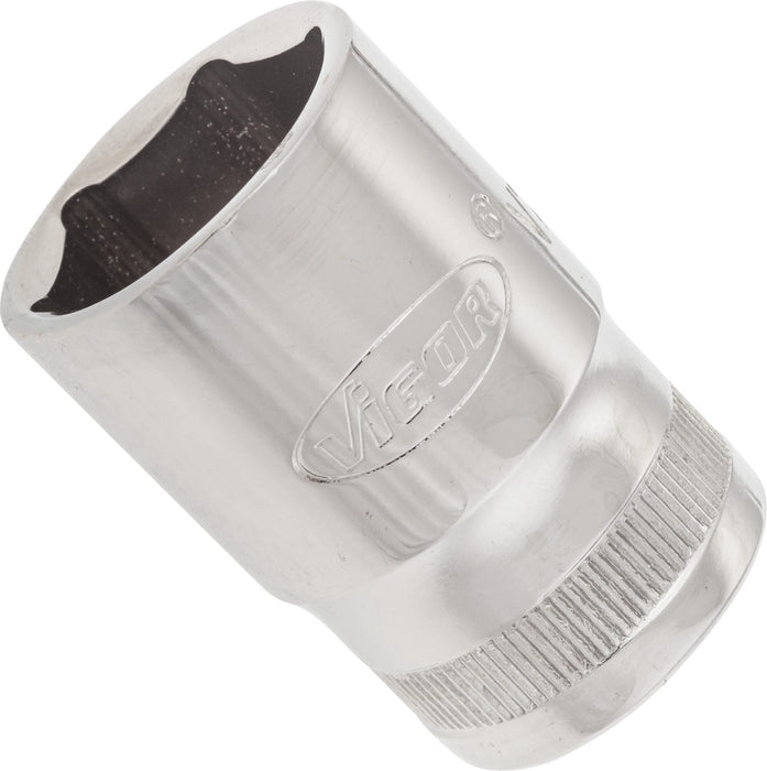 Vigor 1/2in Drive 6 Point Socket V2565N 19mm