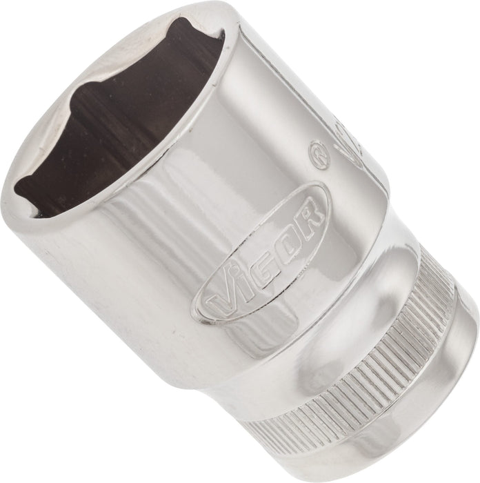 Vigor 1/2in Drive 6 Point Socket V2567N 21mm