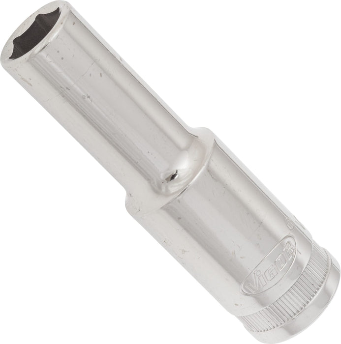 Vigor 1/2in Drive 6 Point Deep Socket V2580N 11mm