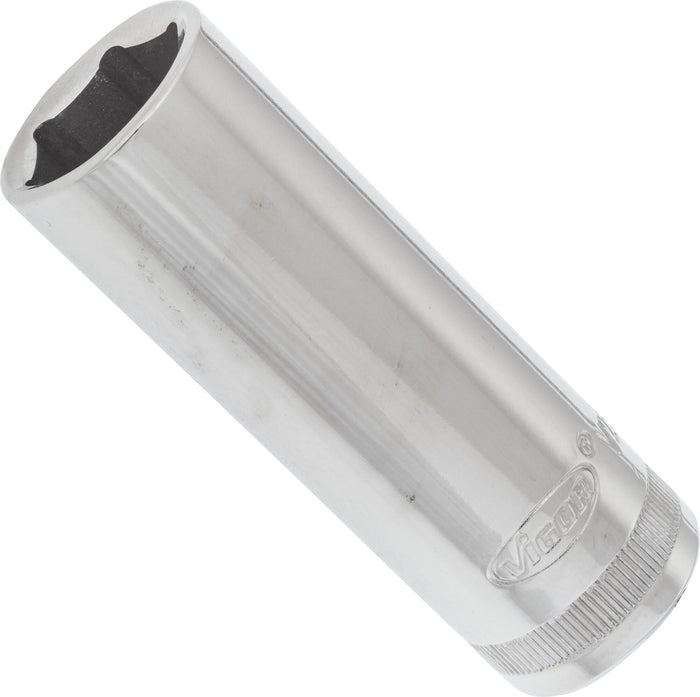 Vigor 1/2in Drive 6 Point Deep Socket V2589N 18mm