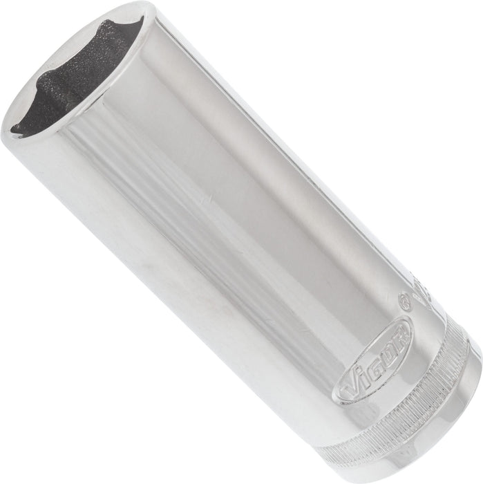 Vigor 1/2in Drive 6 Point Deep Socket V2591N 22mm