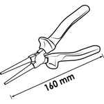 Vigor VDE Round Nose Pliers V2641 160mm