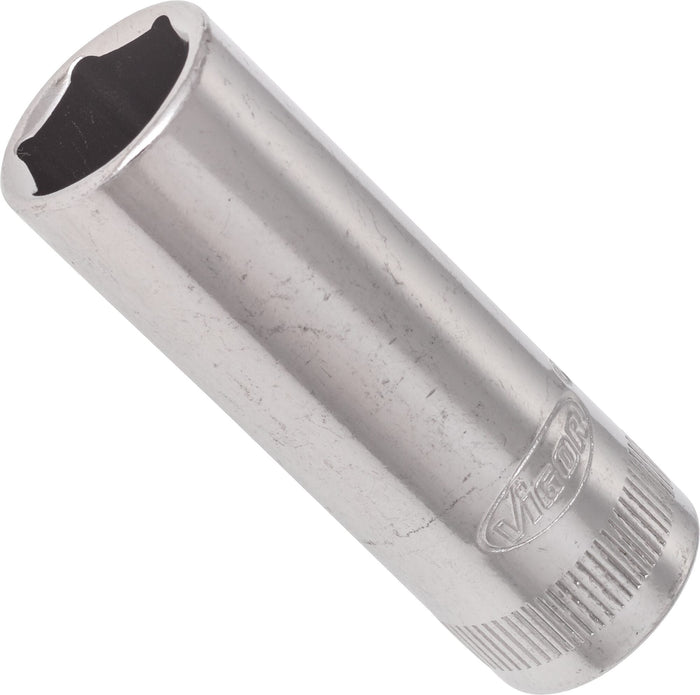 Vigor 1/4in Drive 6 Point Deep Socket V2700N 12mm