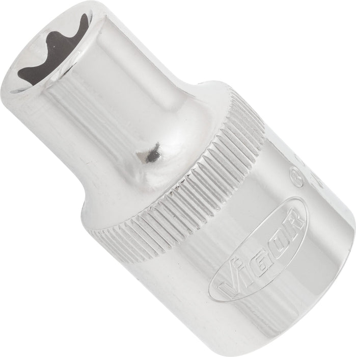 Vigor 1/2in Drive Torx Socket V2732 E Profile E12