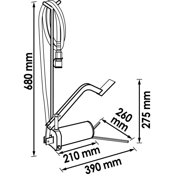 Vigor Hydraulic Foot Pump V2847