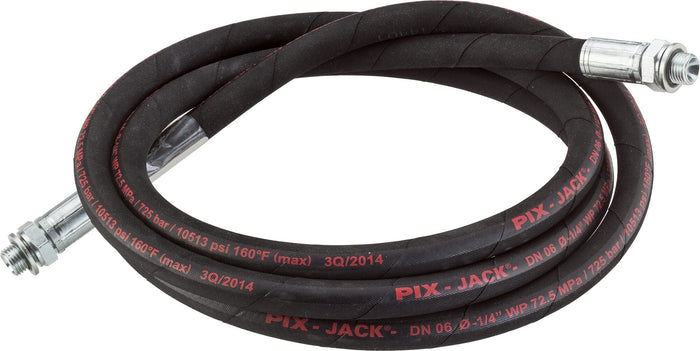 Vigor 1/4in Hydraulic Hose 2.2m