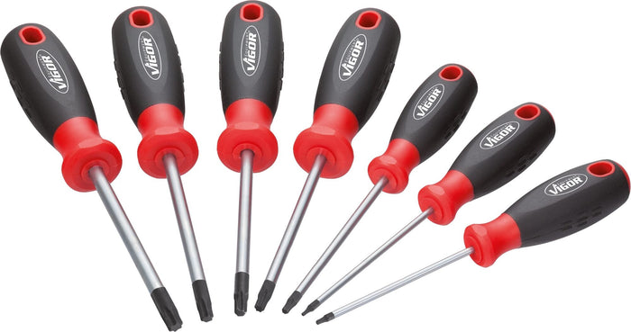 Vigor 7 Pce Torx Screwdriver Set V3366