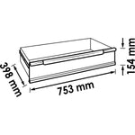 Vigor Drawer High 753 x 398 x 154mm for Series XL V4111