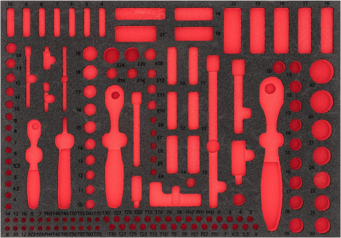 Vigor Soft Foam Insert Empty V4130