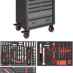 Vigor 248 Piece Tool Trolley Series L with Assortment V4219