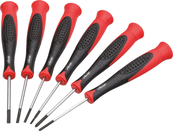 Vigor 6 Piece SL & PH Electronic Screwdriver Set V4303