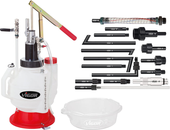 Vigor 18 Piece Oil filling Device with Adapter Set V4385N